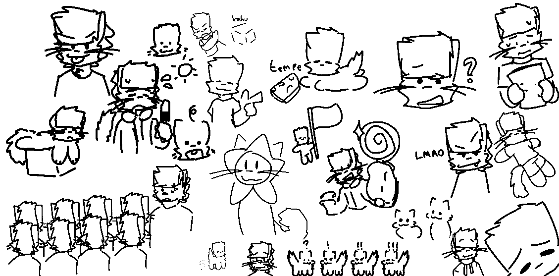 Doodles.