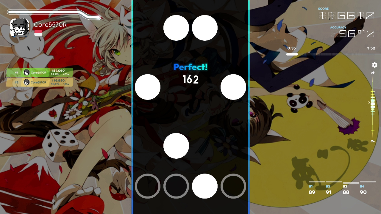 High-intensity map preview